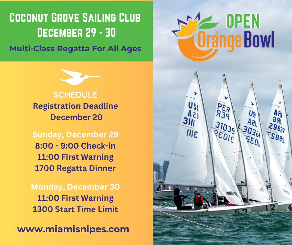 Open Orange Bowl Regatta – Day&nbsp;1